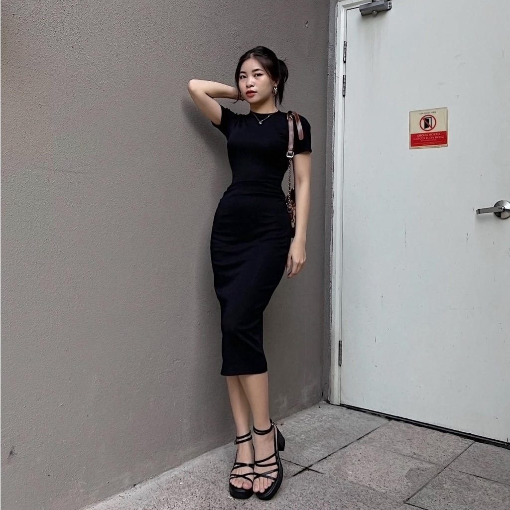 Đầm body nhún eo tôn dáng Callene (L1481)