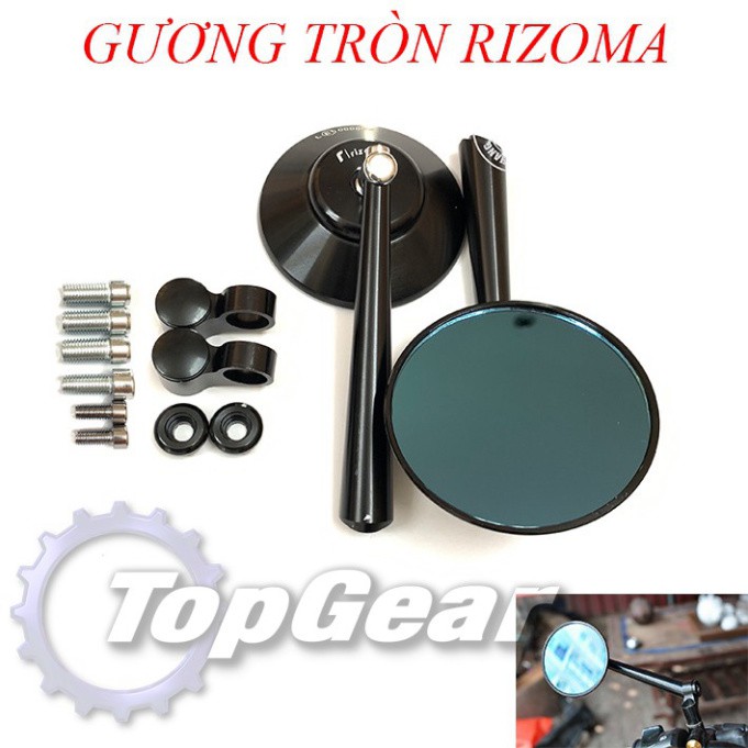 Gương Tròn Rizoma Xoay Gập 360 độ - Lắp Các Loại Xe Máy, Đẹp - Độc - Điệu <TOPGEAR>