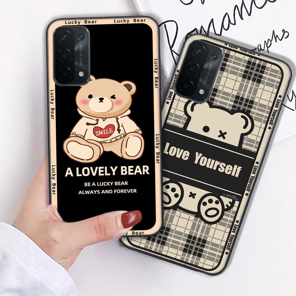 Ốp lưng Oppo A54 / A55 4G / A55 5G in hình cute, mẫu chú gấu siêu đẹp- GIÁ RẺ