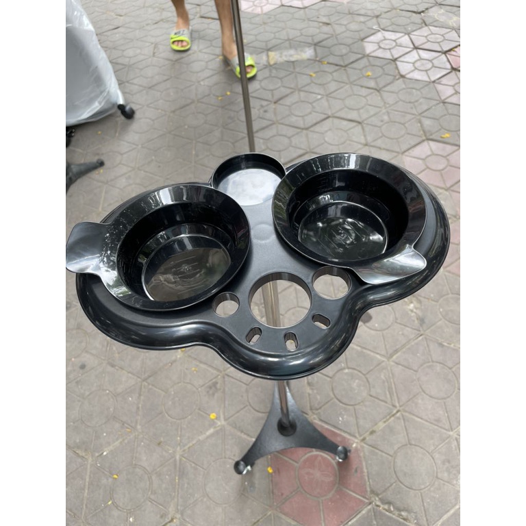 Khay làm tóc bánh xe kèm bát nhuộm