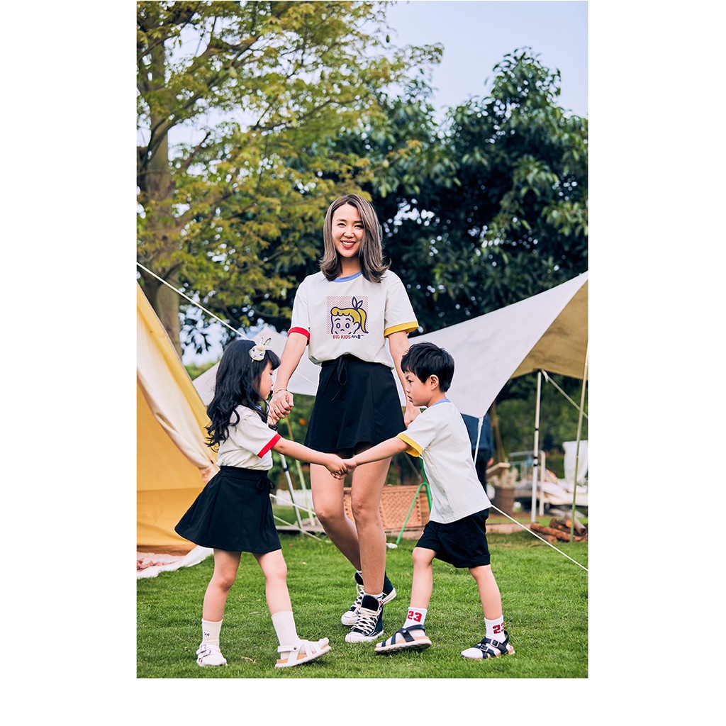 Áo gia đình - Đồng phục gia đình Familylove  (Có hình+video + Logo thương hiệu)  BIG KID