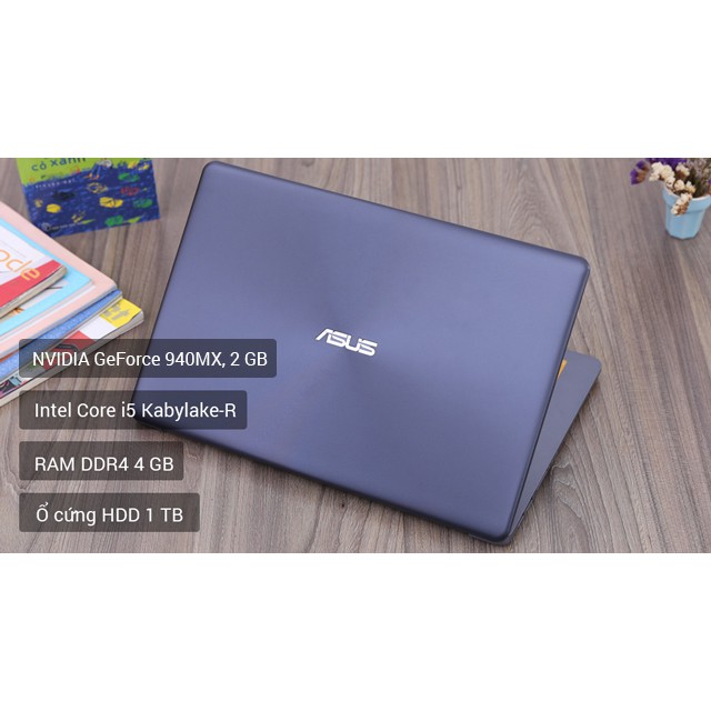 Laptop Asus VivoBook X510UQ i5 8250U/4GB/1TB/2GB 940MX/Win10/(BR632T)