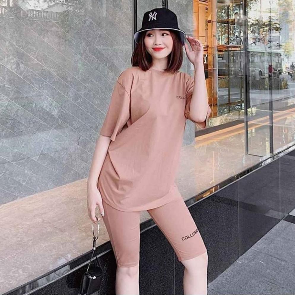 Đồ Bộ Nữ XX228 Đồ Bộ Mặc Nhà Chất Cotton 100% Co Dãn Đanh Mịn Quần Ngố Lửng Size 40KG - 80KG | BigBuy360 - bigbuy360.vn