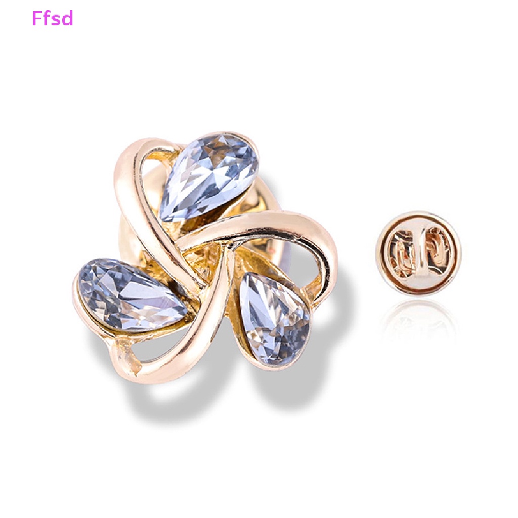 {Ffsd} Trâm Cài Áo / Khăn Choàng / Cổ Đính Đá Pha Lê Hình Thiên Nga / Hoa Bán Chạy