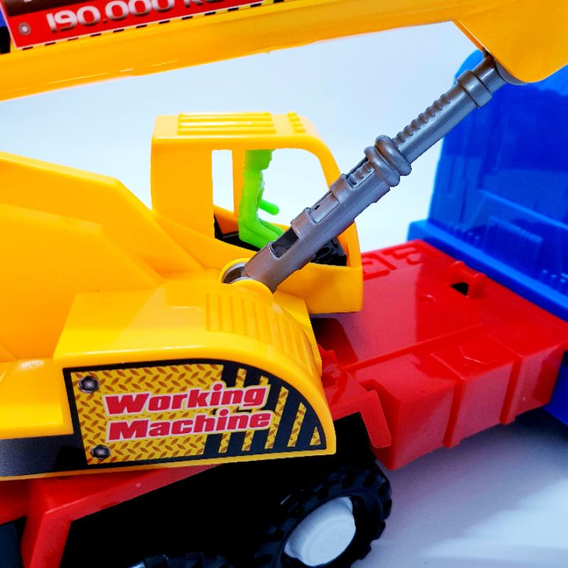 HÀNG VN - TO - ĐẸP] Đồ chơi xe cần cẩu chạy trớn 40cm