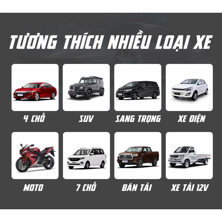 ⚡ FreeShip Toàn Quốc ⚡ Bộ Kích Nổ Cứu Hộ Ô Tô Xe Hơi Khẩn Cấp Đa Năng Cao Cấp HIGHPOWER PHIÊN BẢN MỚI