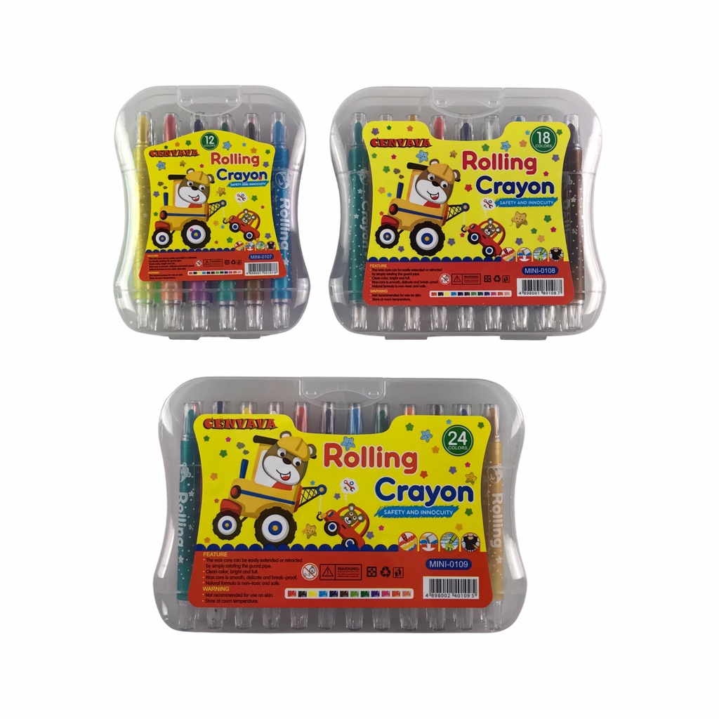 🔹 Bút Sáp Vặn Cenvava Mini.