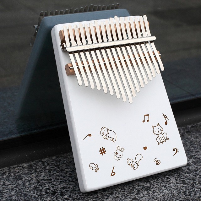 Đàn kalimba 17 phím gỗ tràm nguyên khối Mahagony GECKO000077