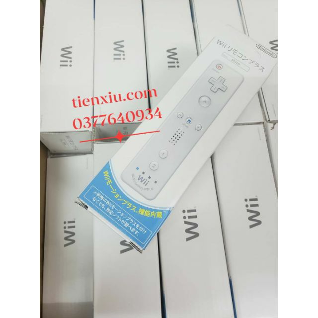 tay wii remote tích hợp motion plus mới 100% Wii WiiU