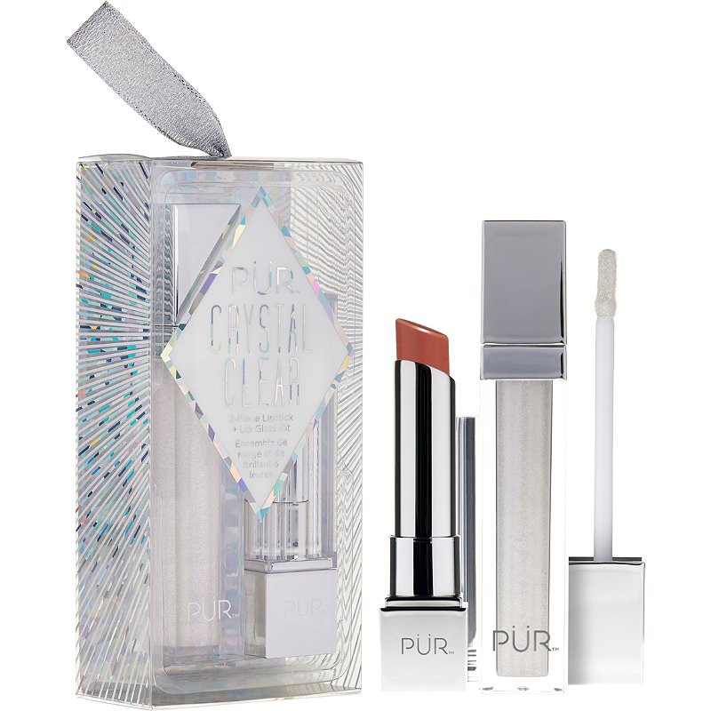 PUR - Set Son 2 Cây PUR Cosmetics Crystal Clear 2-piece Lipstick + Lip Gloss Kit