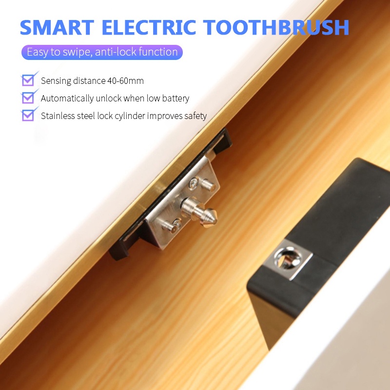 Khóa cửa kỹ thuật số không cần chìa khóa điện tử Khóa thẻ tủ Rfid ẩn vô hình cho hoa ngăn kéo riêng