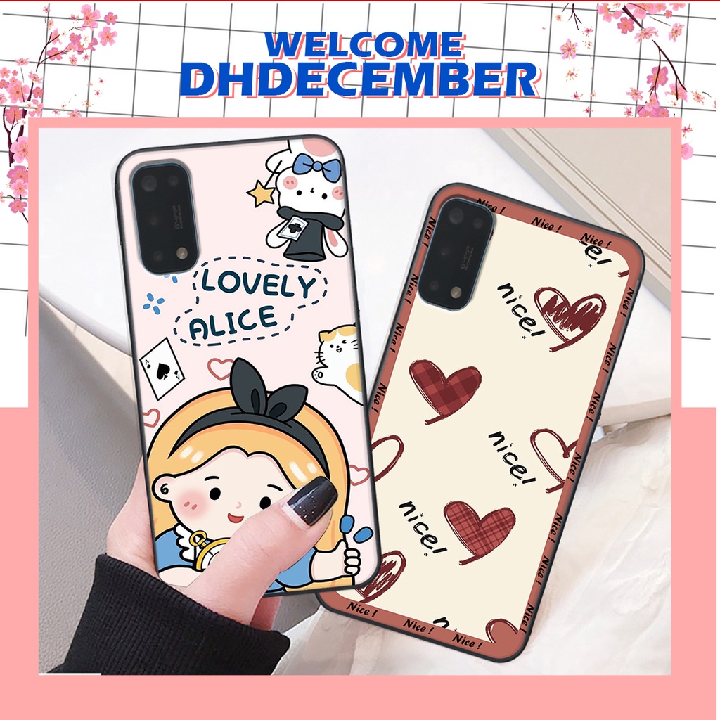 Ốp lưng Realme 7 PRO in hình nice ,good luck happy ốp xinh viền dẻo đẹp chất