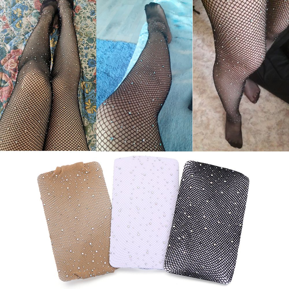 UPSTOP Women's Fashion Multicolor Glitter Mesh Pantyhose