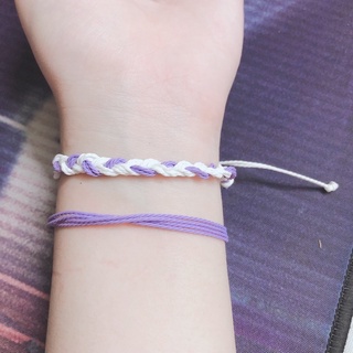 Vòng tay tình bạn handmade sắc tím