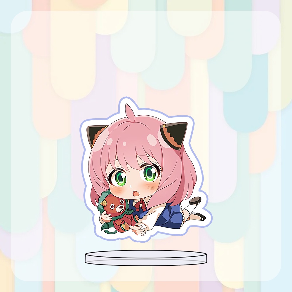 ( MINI ) Mô hình Standee in hình SPY X FAMILY - GIA ĐÌNH ĐIỆP VIÊN Nhiều Mẫu anime chibi mica trưng bày