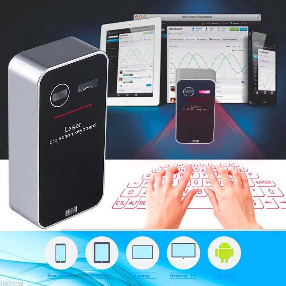 Bluetooth Laser Projection Virtual Keyboard For Smartphone PC Tablet Laptop