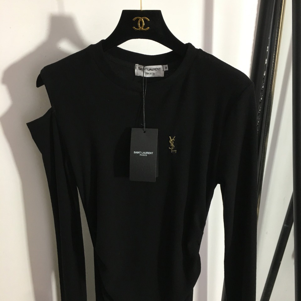 Váy body nữ thời trang cao cấp Yves Saint Laurent YSL thiết kế bó sát, thu hút