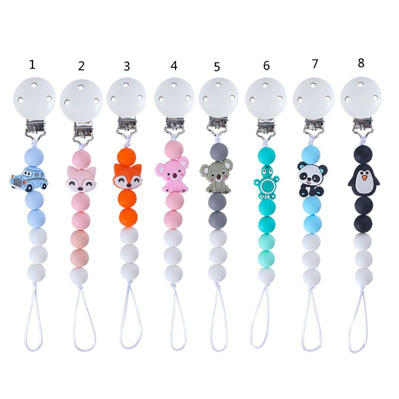 Dây Đeo Núm Vú Giả Hình Thú Đáng Yêu Cho Bé