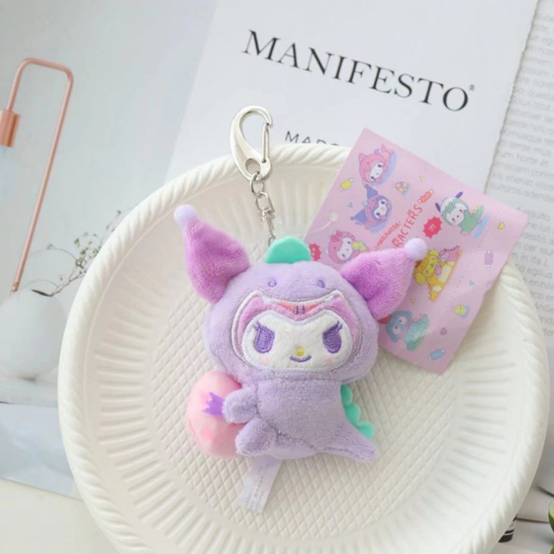 🍦 MÓC KHÓA GẤU BÔNG KHỦNG LONG MINI CINNAMOROLL KUROMI MELODY