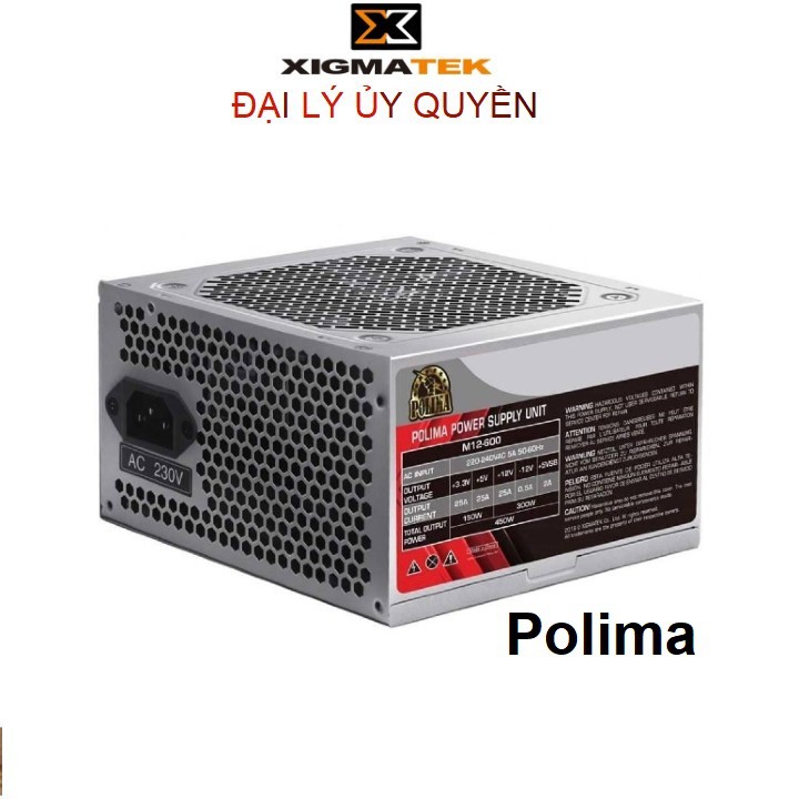 Nguồn máy tính Xigmatek Polima 12-600 (công suất thực 200w)