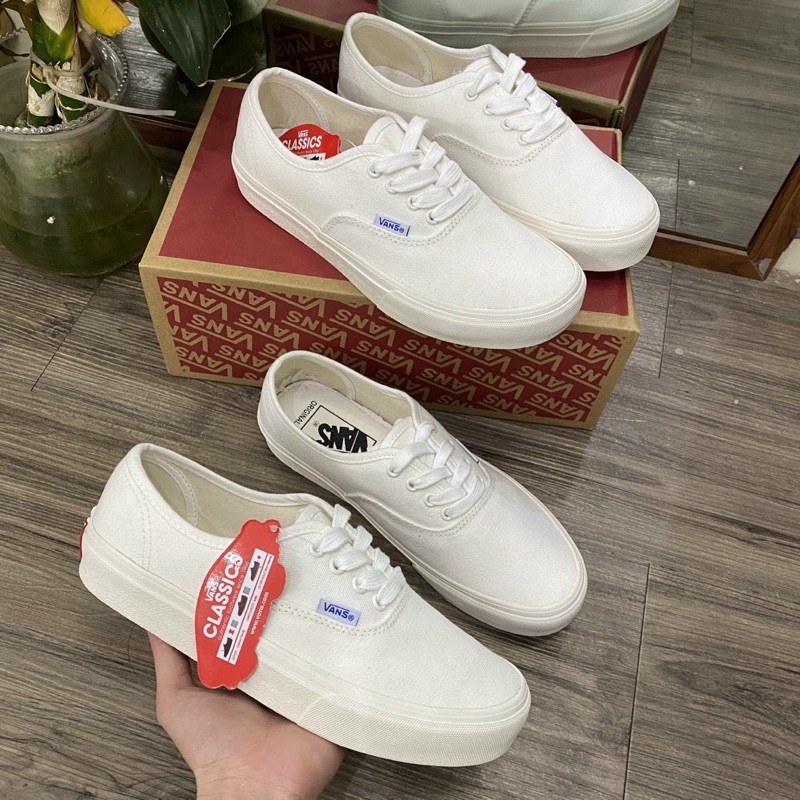 Giày ⚡Vans Classic Trắng Hàng 1:1⚡ Chất Lượng ( Full Box + Freeship )