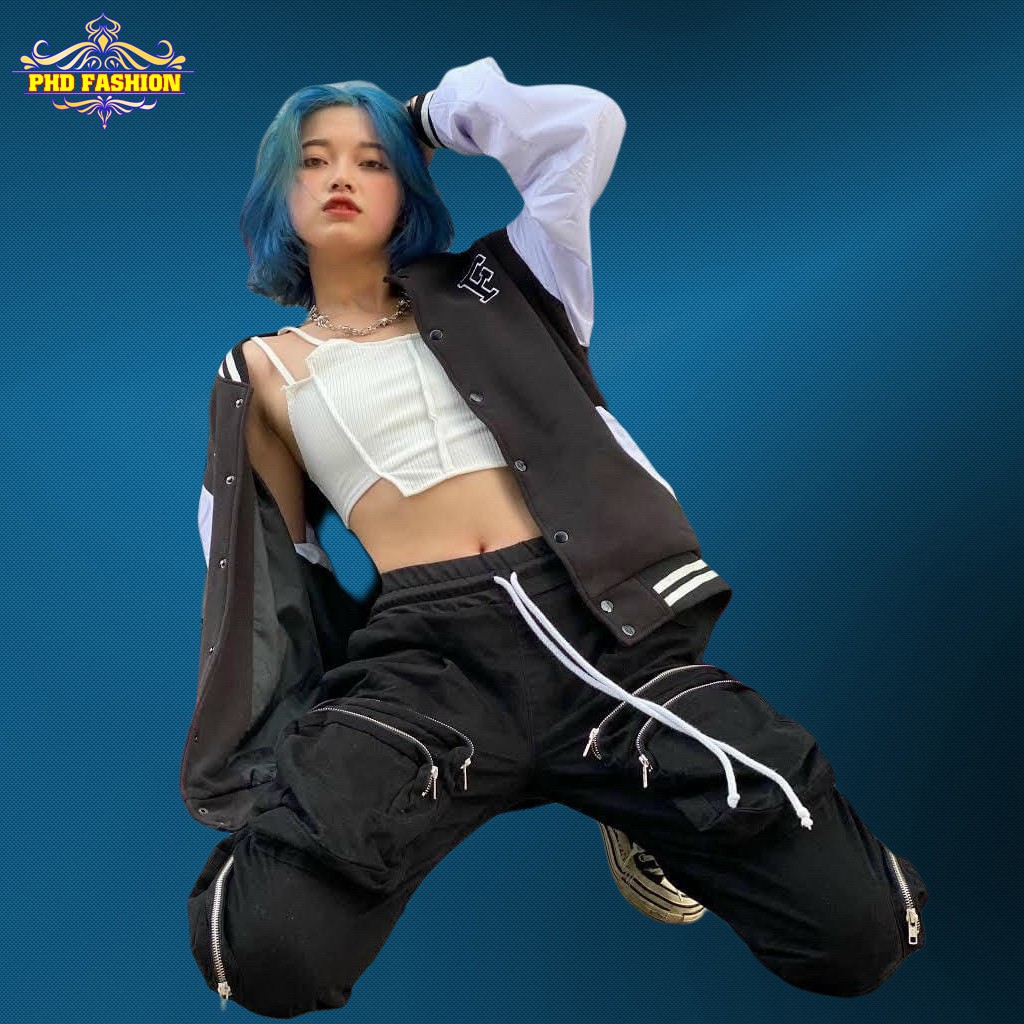 Áo khoác bomber unisex dù 2 lớp xịn sò không bong tróc chất vải mịn không xù nhiều màu, cam kết video kèm ảnh thật | BigBuy360 - bigbuy360.vn