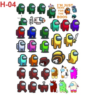 Stickers/ Hình dán AMong Us (các mẫu khác nhau)