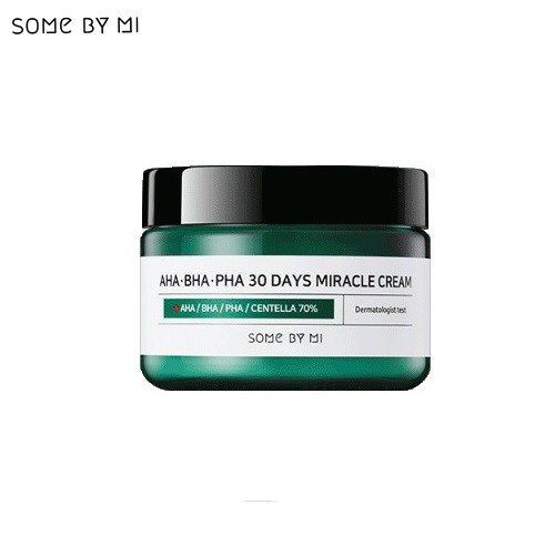 [Mã FMCGMALL -8% đơn 250K] Kem Dưỡng Da Giảm Mụn Some By Mi AHA-BHA-PHA 30 Days Miracle Cream 60g