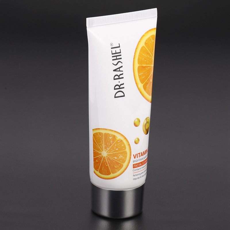DR.RASHEL Natural Vitamin C Nourishing Repair Facial Cleanser Skin Care Whitening Moisturizing Shrinking Face Washing Product