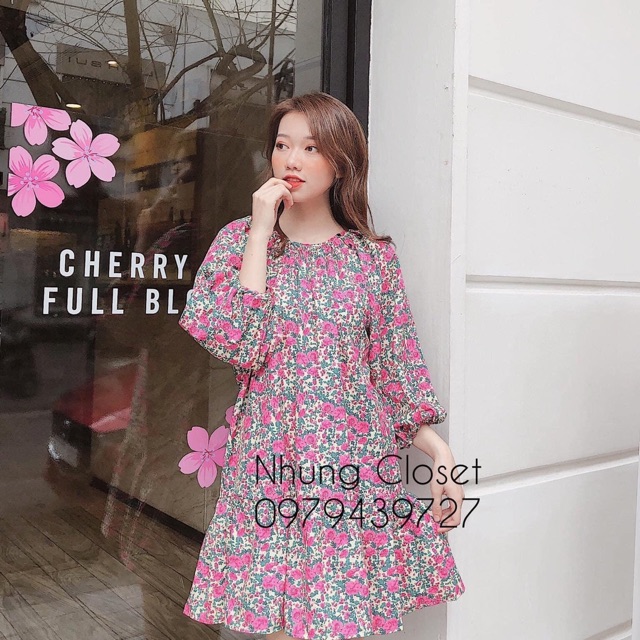 (Ảnh thật) VÁY HOA BABYDOLL ZARA VNXK