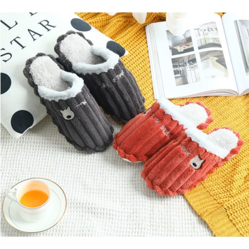 Dép Đi Trong Nhà - Văn Phòng - Khách Sạn Kiểu Dáng Hình Gấu Đáng Yêu Xinh Xắn