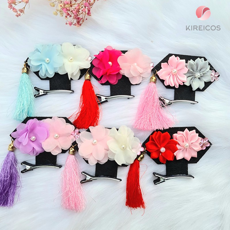 Kẹp Tóc Hoàn Châu Cách Cách Phong Cách Trung Hoa Màu Ngẫu Nhiên