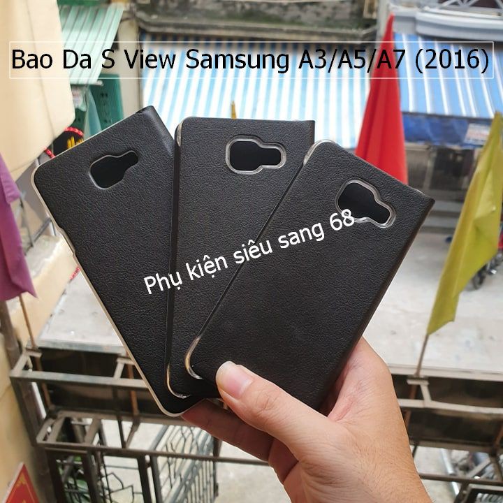 Samsung A3/A5/A7 2016| Bao Da S View Samsung A3/A5/A7 (2016) - Hàng chuẩn