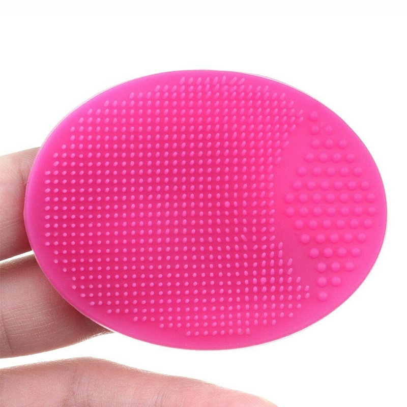 1Pc Silicone Multifunction facial Soft cleansing brush Baby Shower Hair Wash Pad Face Exfoliating