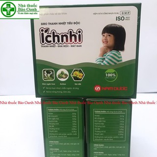Siro Thanh Nhiệt Tiêu Độc Ích Nhi thanh nhiệt _giải độc _ mát gan.