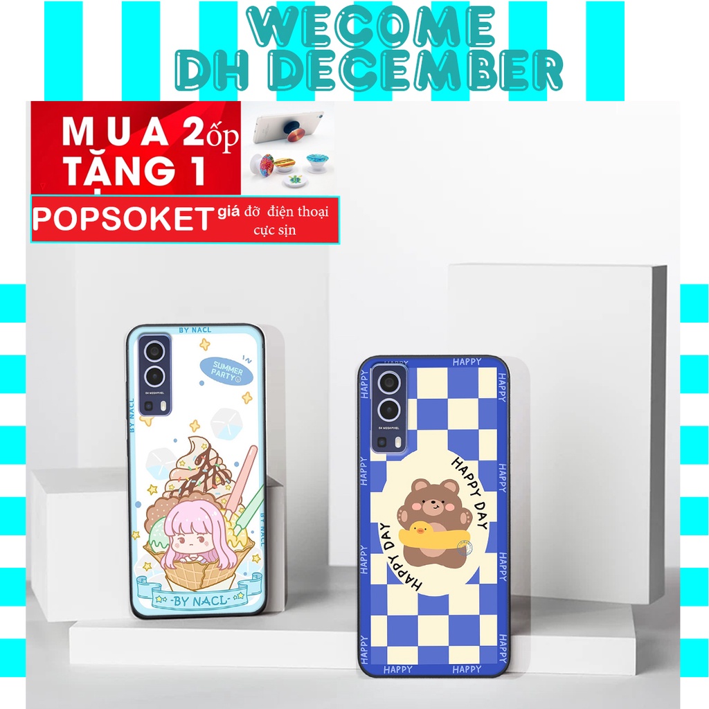 Ốp lưng Vivo Y72  in hình 3D gấu mới nhất - sang - chảnh - ĐẸP- BỀN