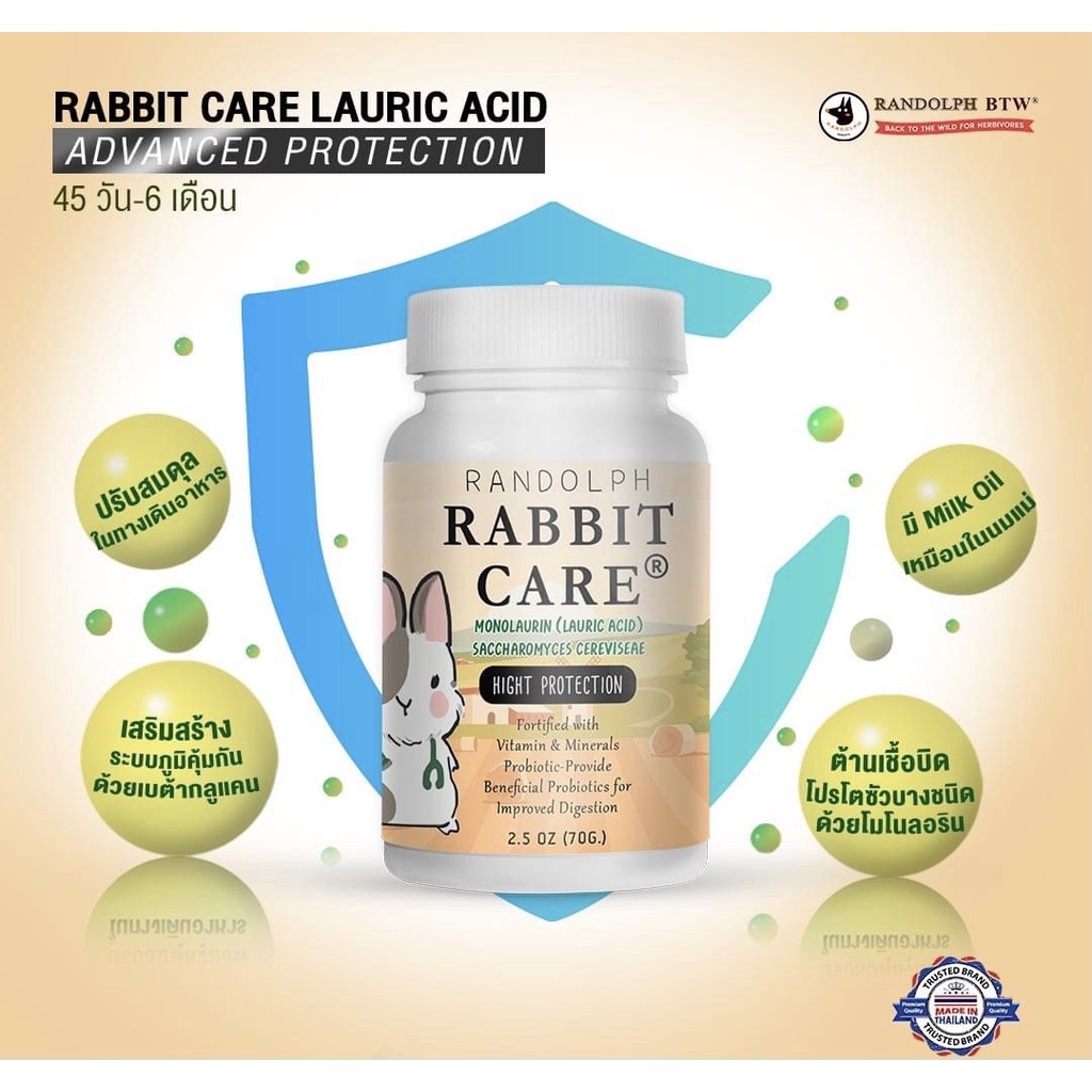 Rabbit Care Randolph  FREE SHIP  Chiết lẻ Hồi Phục Pet Tiêu Hóa Đường Ruột Thỏ Bọ Chinchilla Sóc Gặm Nhắm