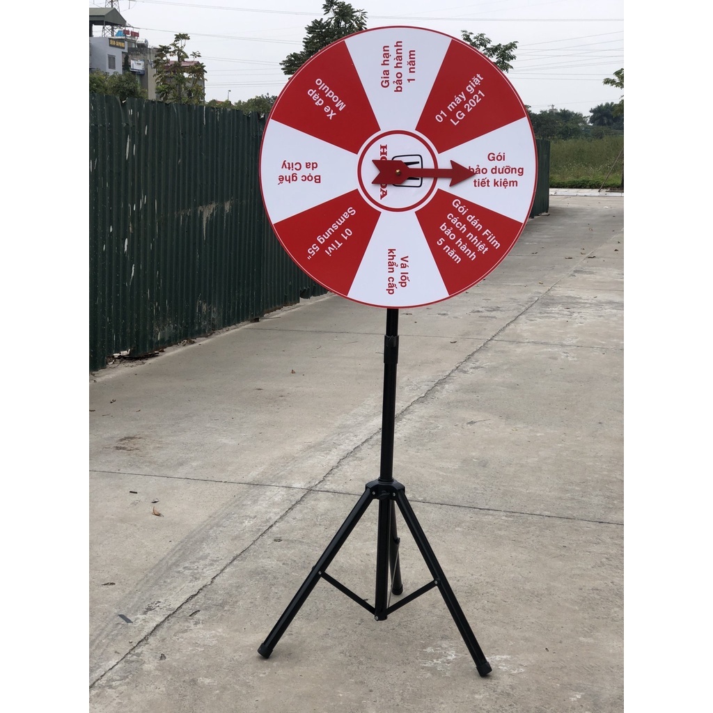 VÒNG QUAY TRÚNG THƯỞNG, VÒNG QUAY MAY MẮN , ĐƯỜNG KÍNH 80CM , HỖ TRỢ THIẾT KẾ