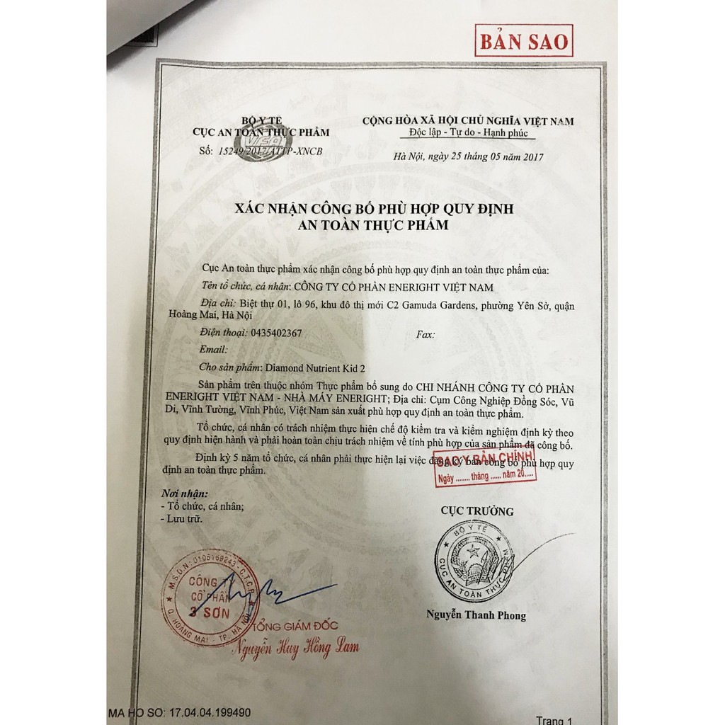 Sữa Diamond Nutrient Kid số 2 hộp 700g