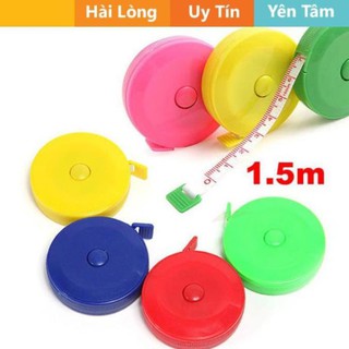 Thước cuộn 150cm hộp tròn ( Màu giao ngẫu nhiên )