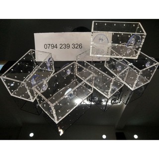 hộp/ cốc mica đựng phân nền thủy sinh