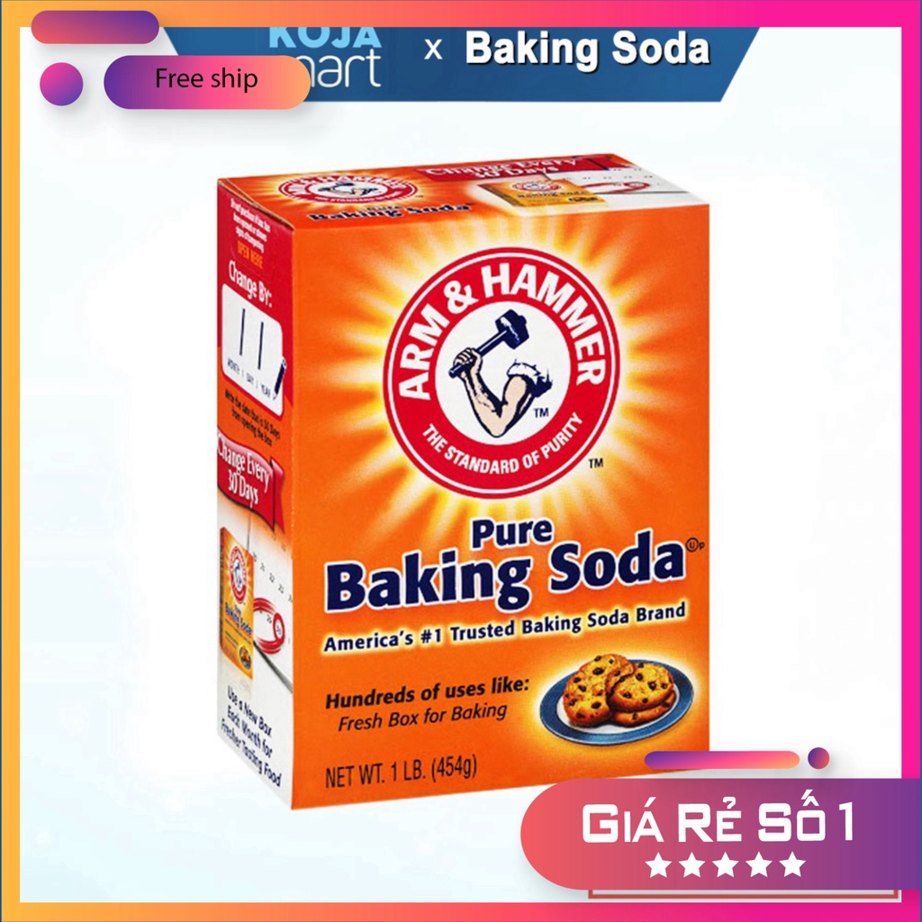 [FREESHIP] Bột Baking Soda Đa Công Dụng 454Gram Nhập Khẩu Mỹ