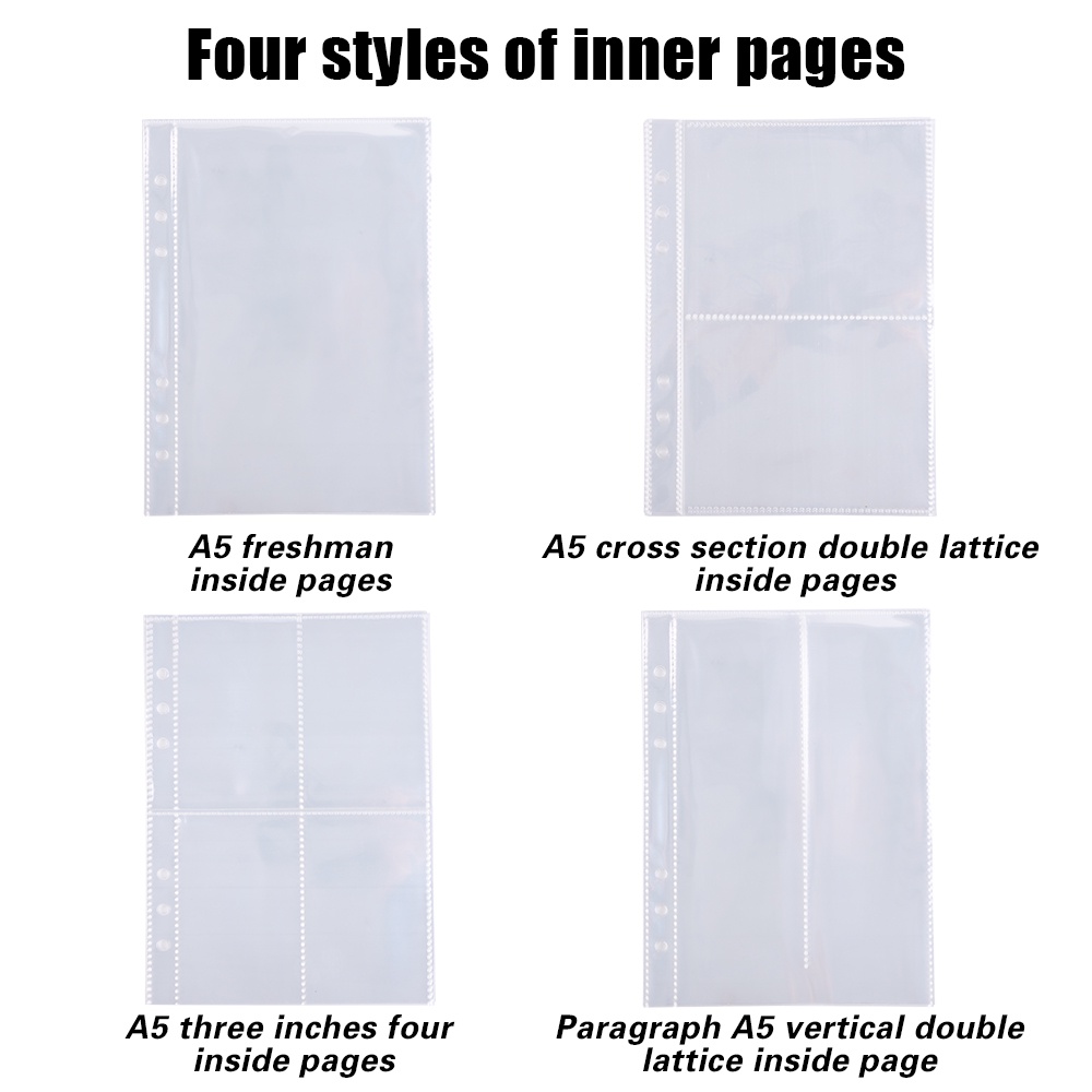 Bìa Đựng Tài Liệu Khổ A5 Trong Suốt Tiện Dụng