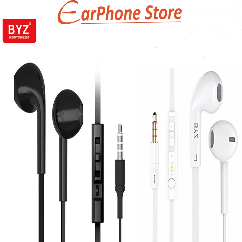 [ CHÍNH HÃNG ]Tai nghe nhét tai BYZ cao cấp cho Smart Phone S720( ĐEN ĐỎ)- Jack 3.5mm âm thanh cực êm, cực sống động