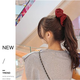 Set 5 Cái Cột Tóc Cute Màu Trơn Dễ Phối Kiểu Phong Cách Nữ Tính Nhẹ Nhàng Đủ Màu Đường Kính 10cm