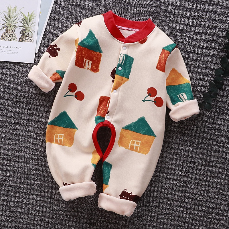 Bodysuit nỉ bông cho bé, hàng quảng châu cao cấp, túi đẹp hình in đẹp, chất liệu cotton tự nhiên Chubby Store