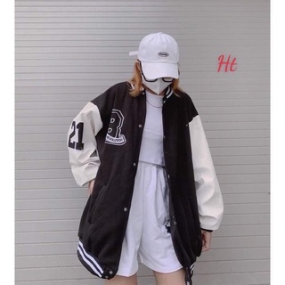 Áo bomber phối tay B21 H2A