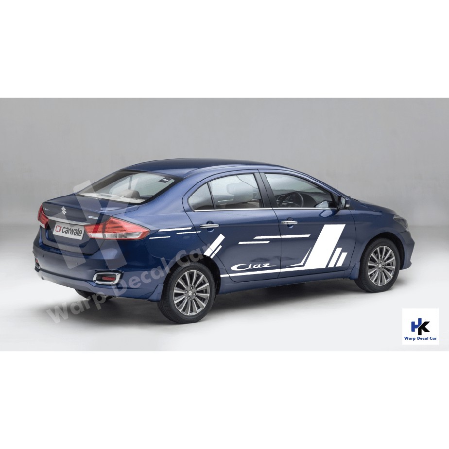 Tem xe Suzuki Ciaz phong cách thể thao- decal Ciaz