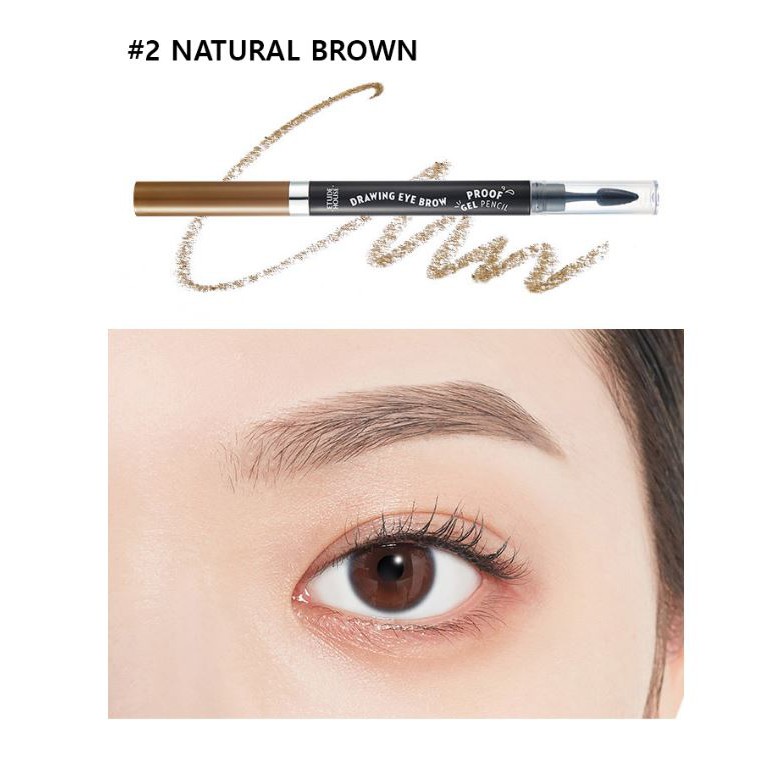 (hàng Mới Về) Bút Chì Kẻ Lông Mày Etude House 0.2g / Drawing Eye Brow Proof Gel Pencil