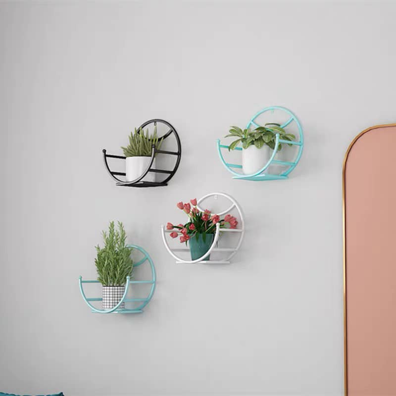 KỆ HOA BÁN NGUYỆT DÁN TƯỜNG SIÊU CHẮC TRANG TRÍ NHÀ SIÊU ĐẸP.hungvn